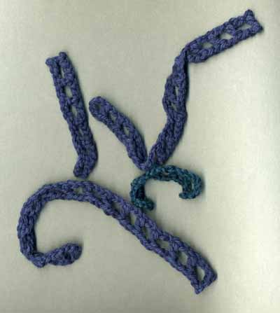 Crochet tapes for bobbins set of 4